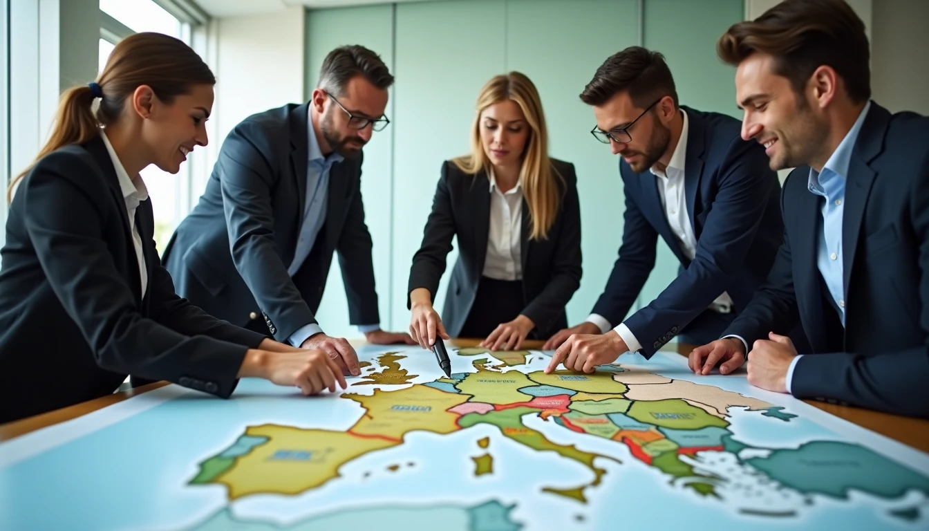 Exploitez une carte Europe détaillée dans votre stratégie 2026