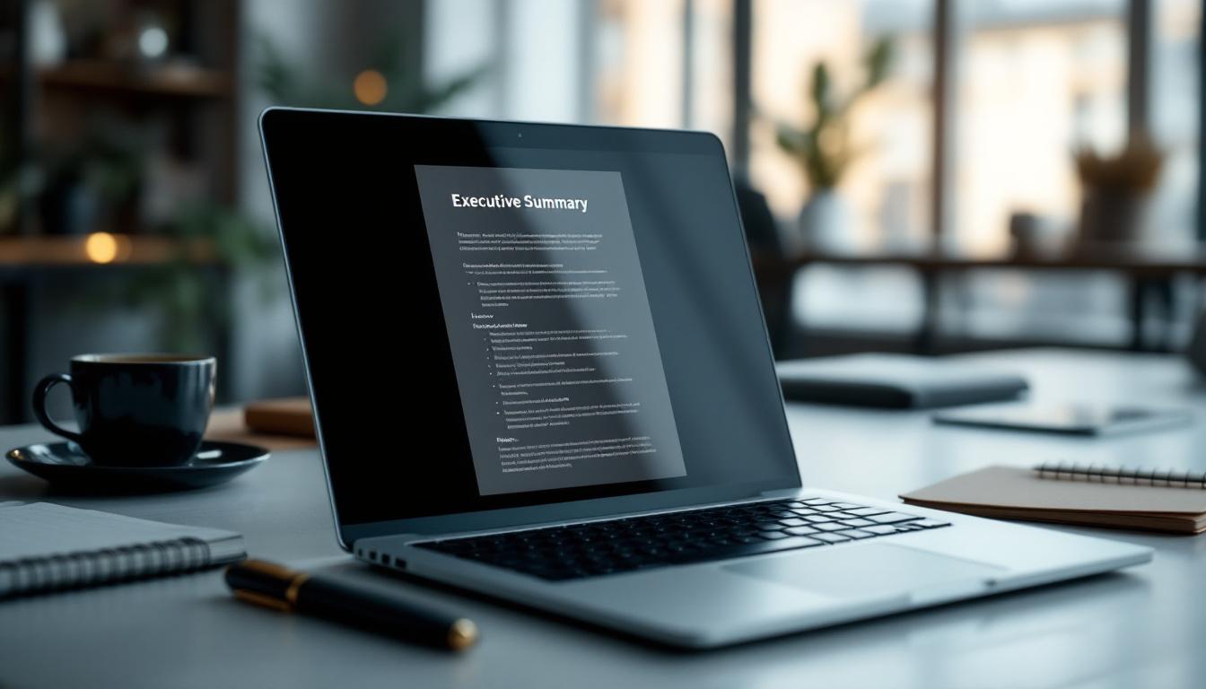Executive Summary : Exemple PDF et Template Professionnel